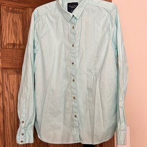 Super Cute Mint Green Button- Down Top Size XL